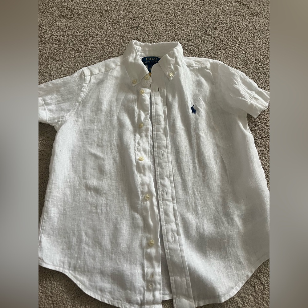 Polo by Ralph Lauren Kids White Button Down Shirt